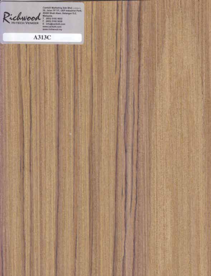 Natural veneer close-up