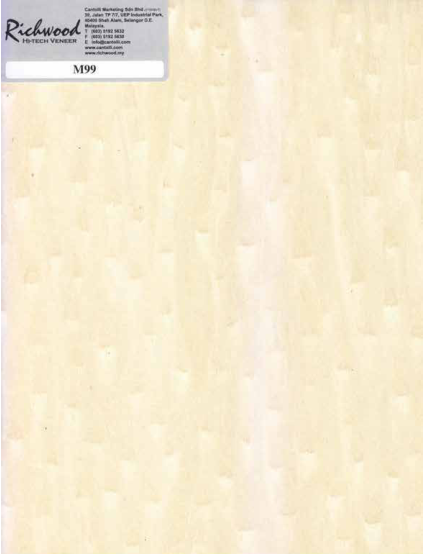 Richwood veneer sample 39